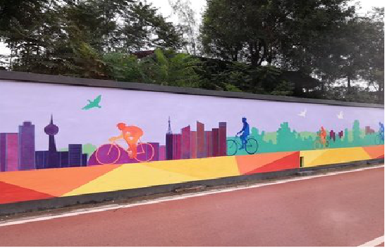 许昌墙体彩绘-围墙