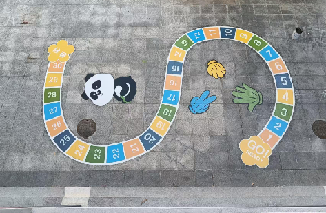 许昌地面游戏彩绘