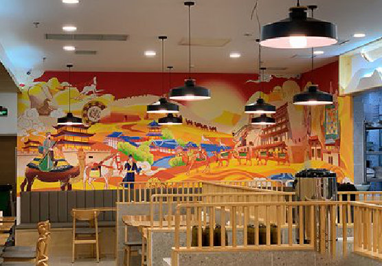 许昌商业空间彩绘介绍。