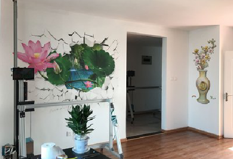 许昌墙体彩绘相比墙纸的优势。